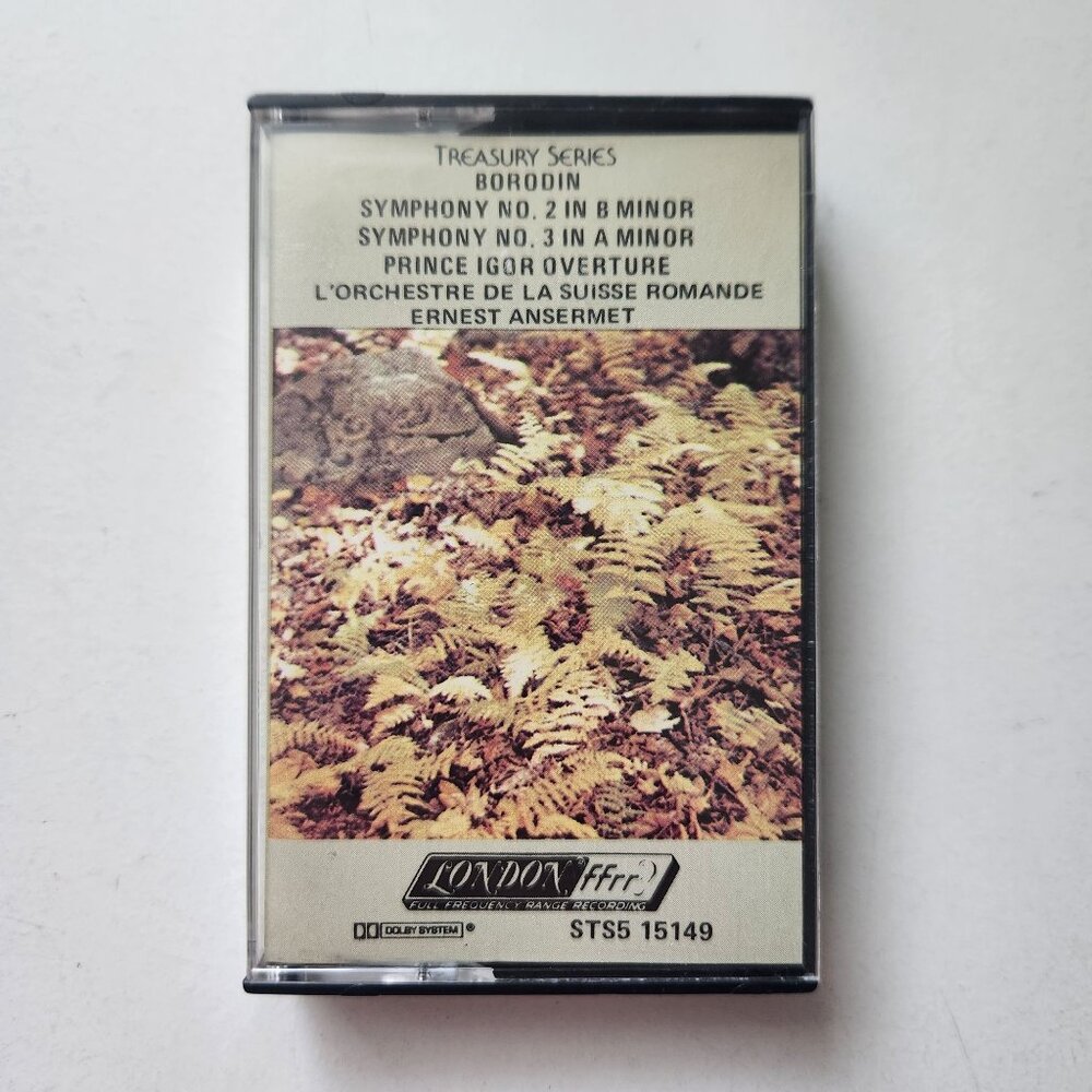 Borodin Symphony No. 2 & No. 3 Prince Igor Overture Cassette Tape London Records